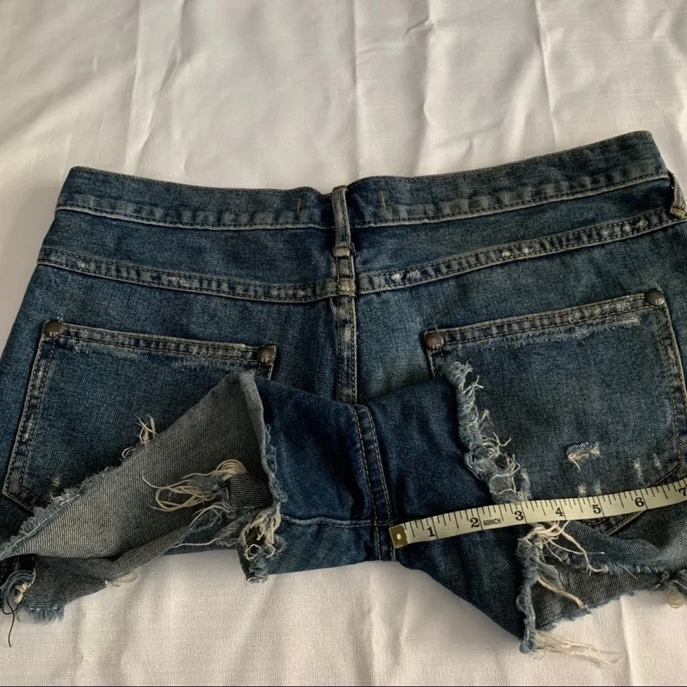 Free People Jean shorts